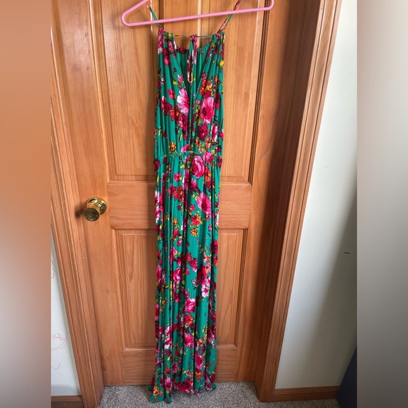 BluIvy floral print adjustable halter dress - Picture 3 of 3